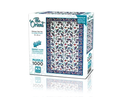 Ottoman Tulip Tiles 1000 Parça Puzzle 20844
