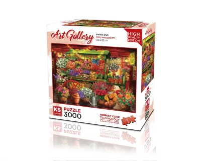 Market Stall 3000 Parça Puzzle 23026