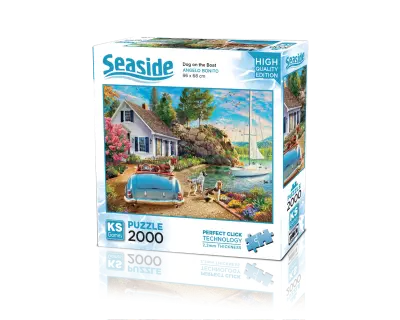 Dog On The Boat 2000 Parça Puzzle 22537