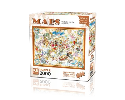 The Zodiac Star Map 2000 Parça Puzzle 22538