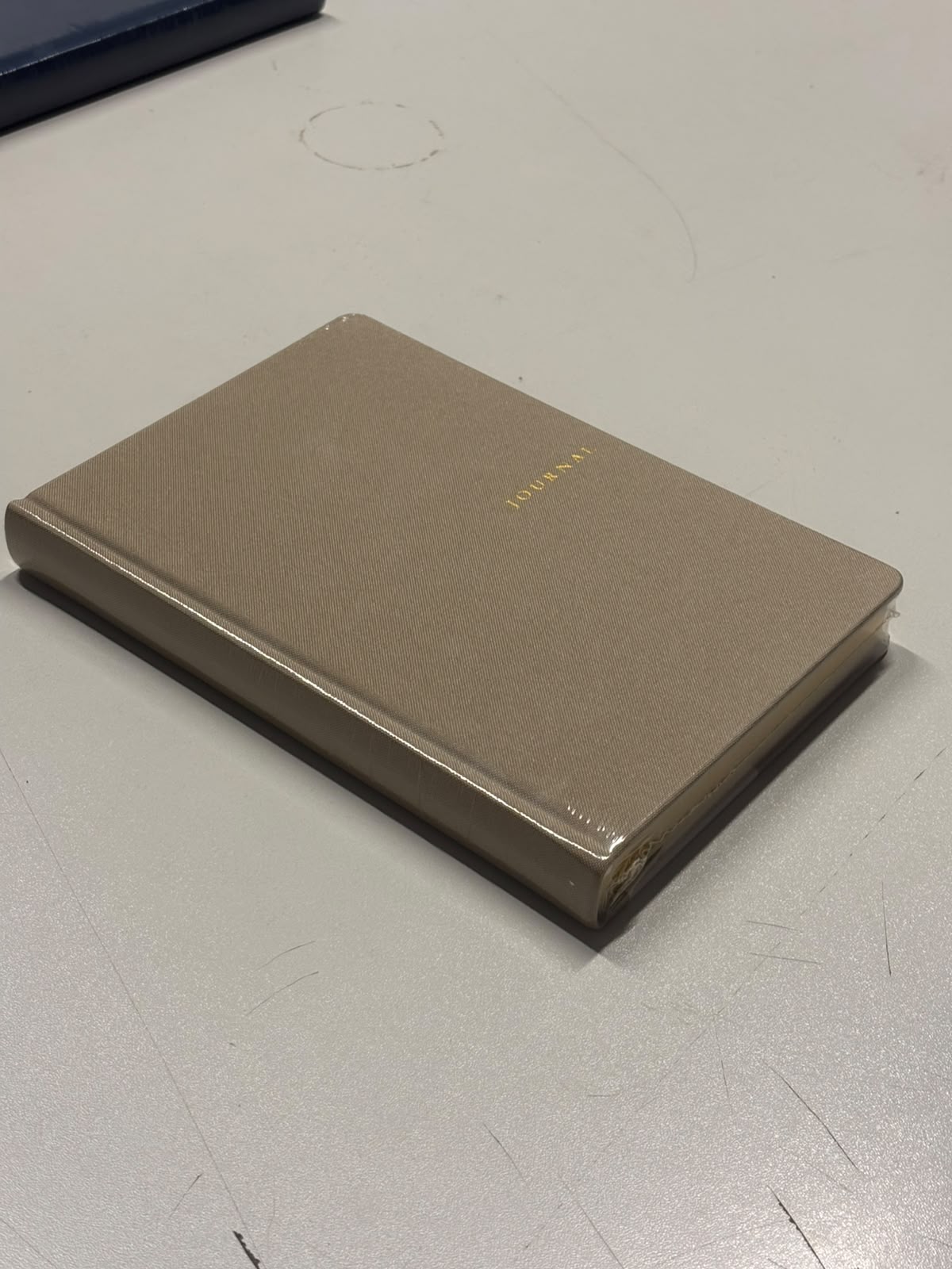 Victoria's Journals Canvas Sert Kapak Çizgili 240 Yaprak Defter - Bej