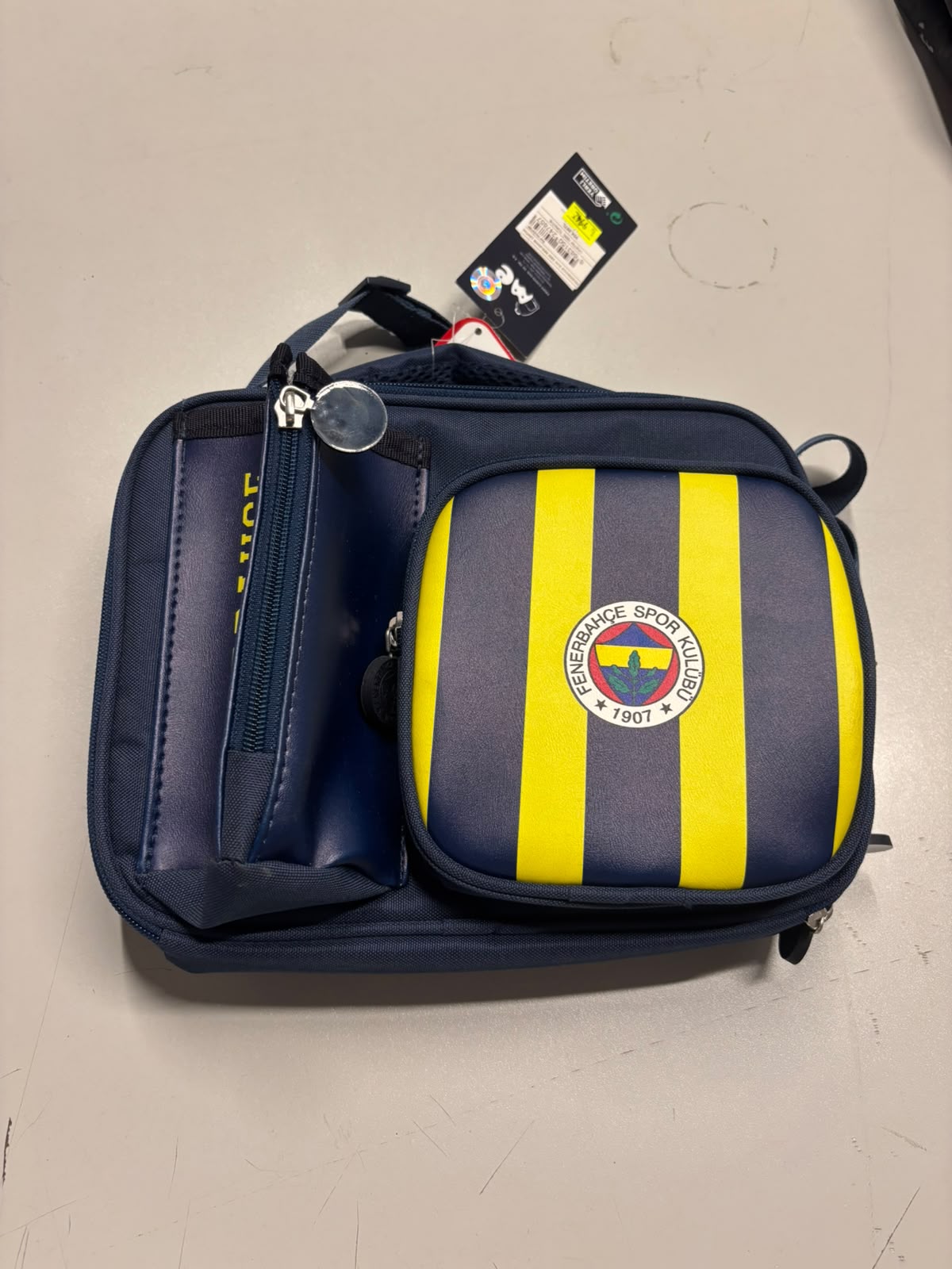 Fenerbahçe Çubuklu Suni Deri Beslenme Çantası