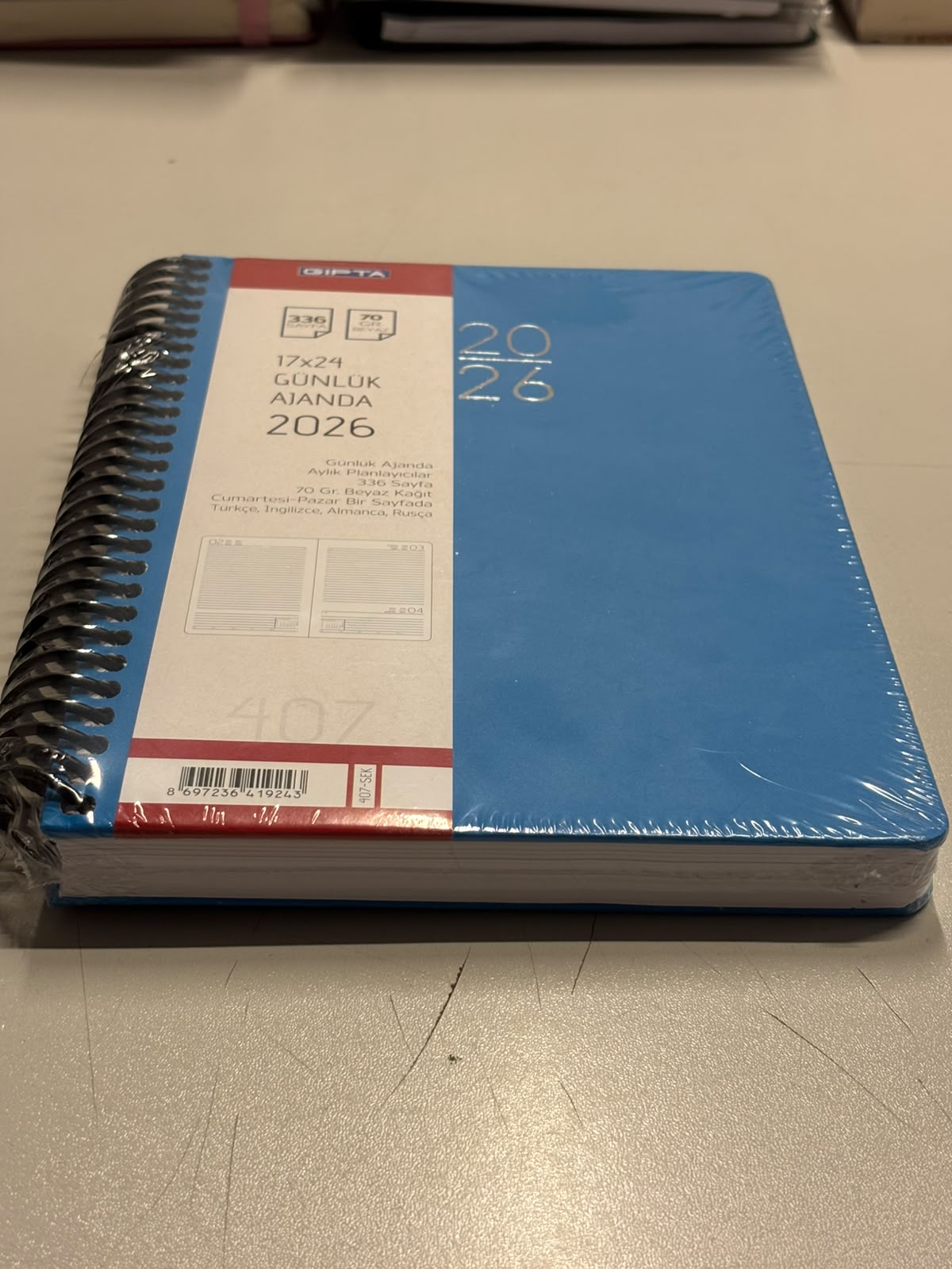 GIPTA AJANDA ÇİZGİLİ 17X24 207-SEK