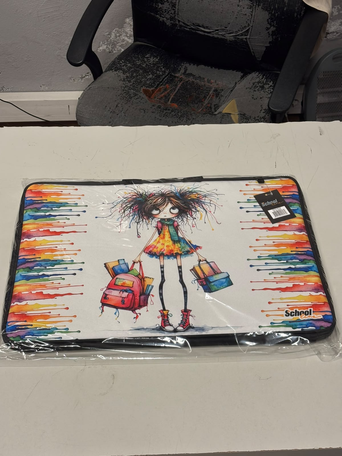 School Line Proje Çantası 35x50 Karışık Renk Desen