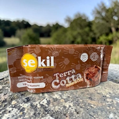 Şekil Seramik Kil Hamuru Kahverengi 250 GR