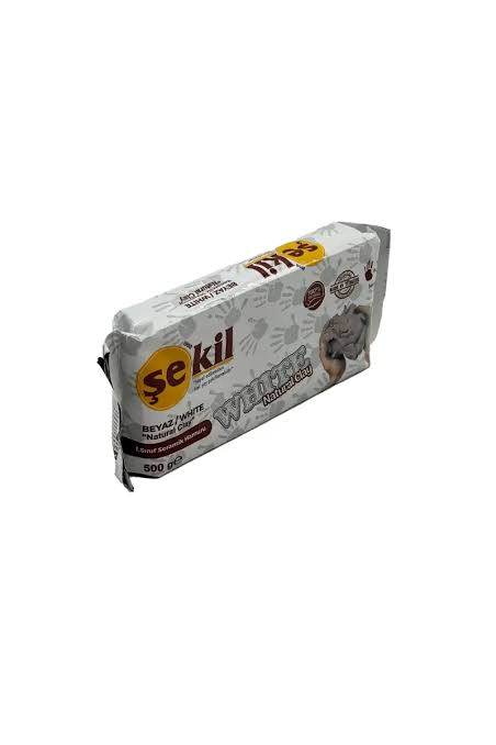 Şekil Seramik Kil Hamuru 500 GR Beyaz