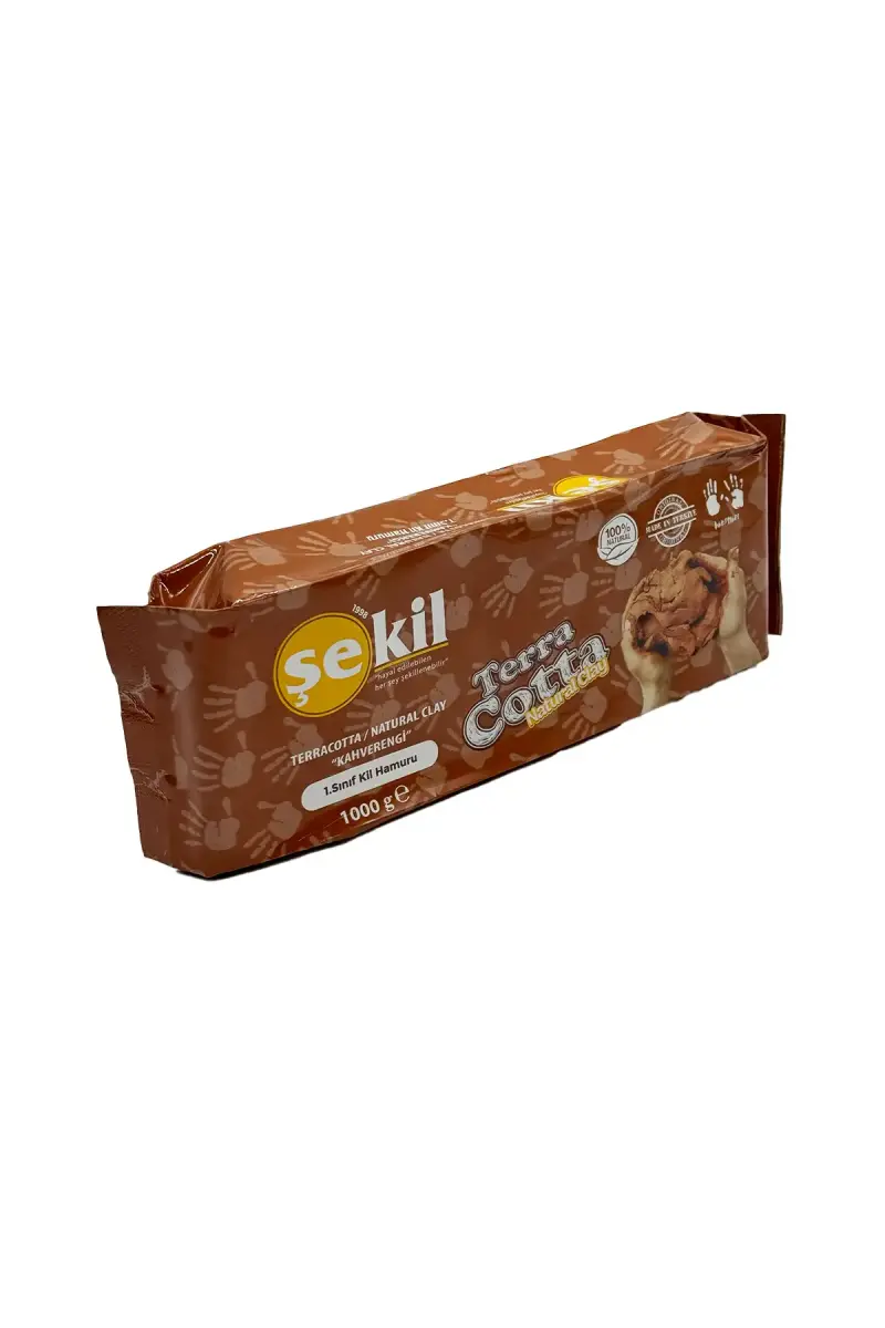Şekil Seramik Kil Hamuru 1000 GR Kahverengi