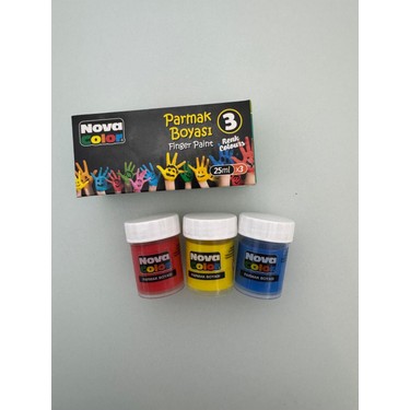 Parmak Boyası 3 LÜ 25ML