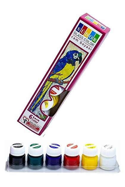 Südor Cam Boyası 6 Lı Set Su Bazlı 15 Ml