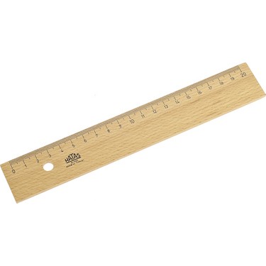 Hatas 20CM Ahşap Cetvel