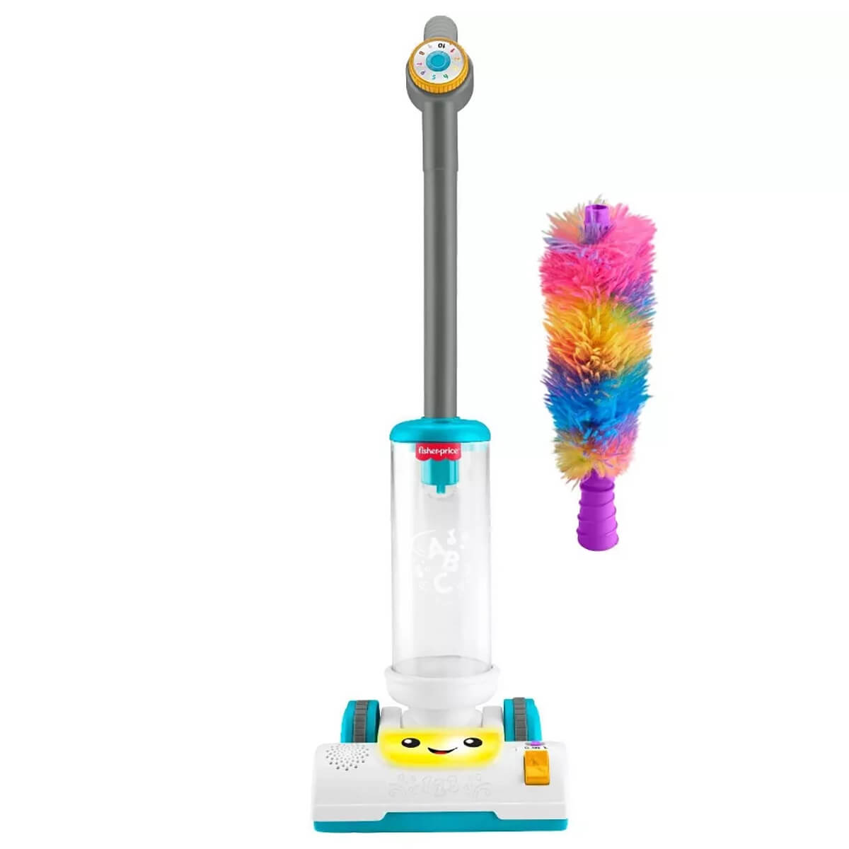 2in1 Fisher Price Sesli ve Işıklı Eğlen ve Öğren Süpürge