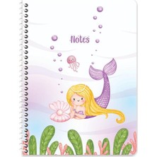 KESKİN DENİZ KIZI 16,5X22,5 KARELİ DEFTER