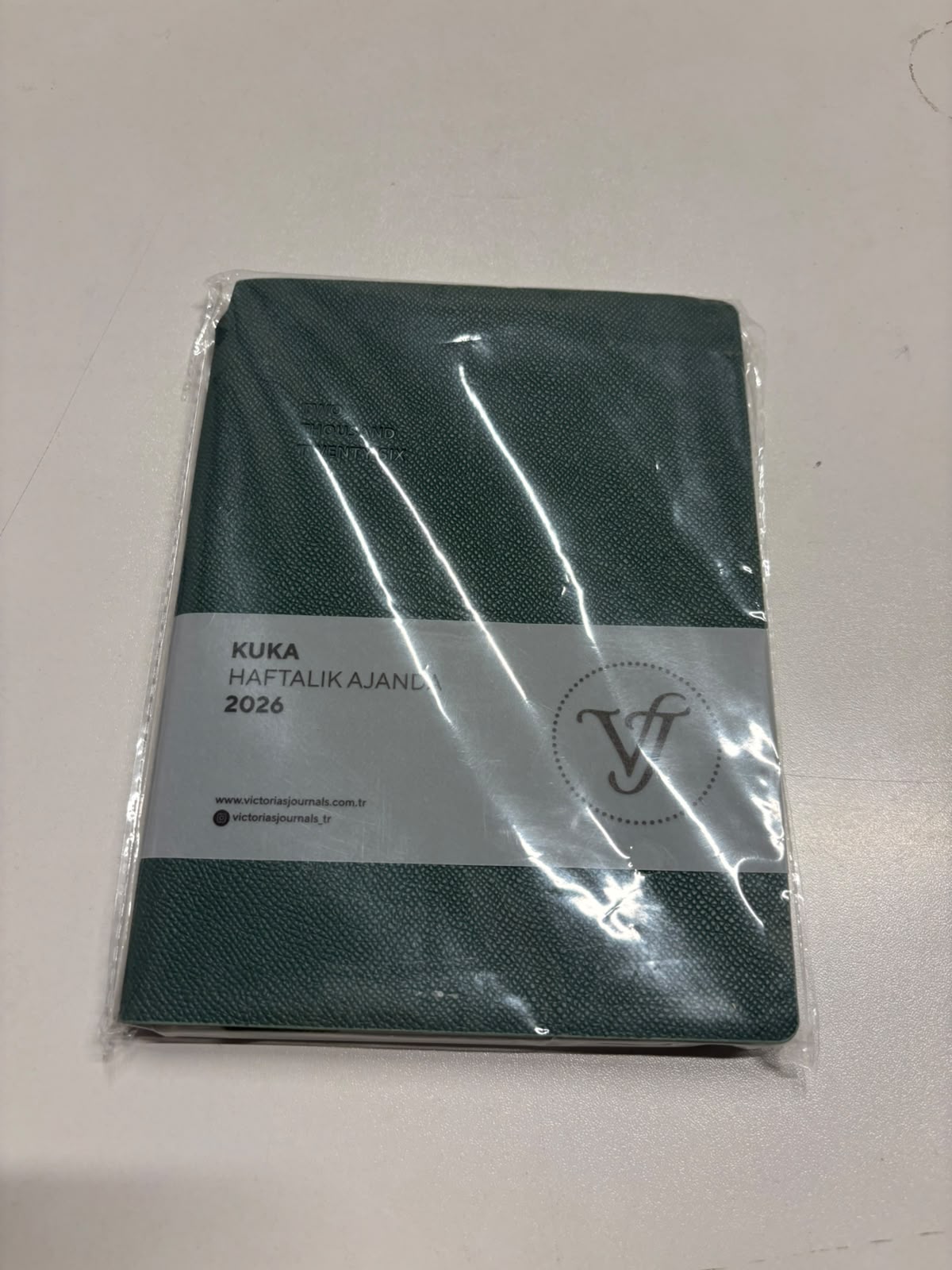 VİCTORİA'S JOURNALS KUKA HAFTALIK AJANDA A5 ESNEK KAPAK AÇIK YEŞİL