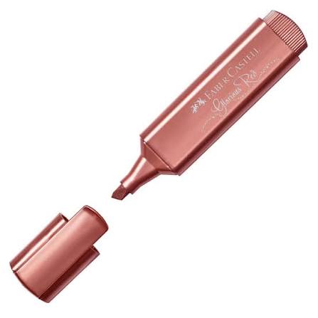 Faber Castell 1546 Metalik Fosforlu Kalem Kırmızı 