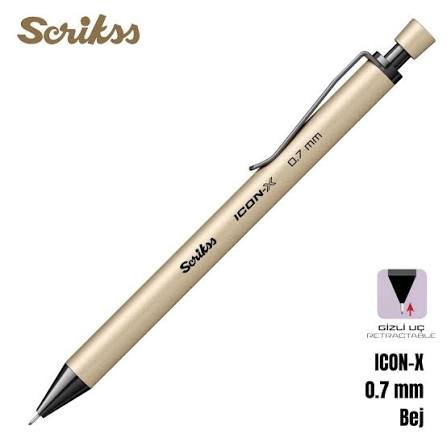 SCRICKSS ICON-X VERSATİL KALEM 0.7 BEJ