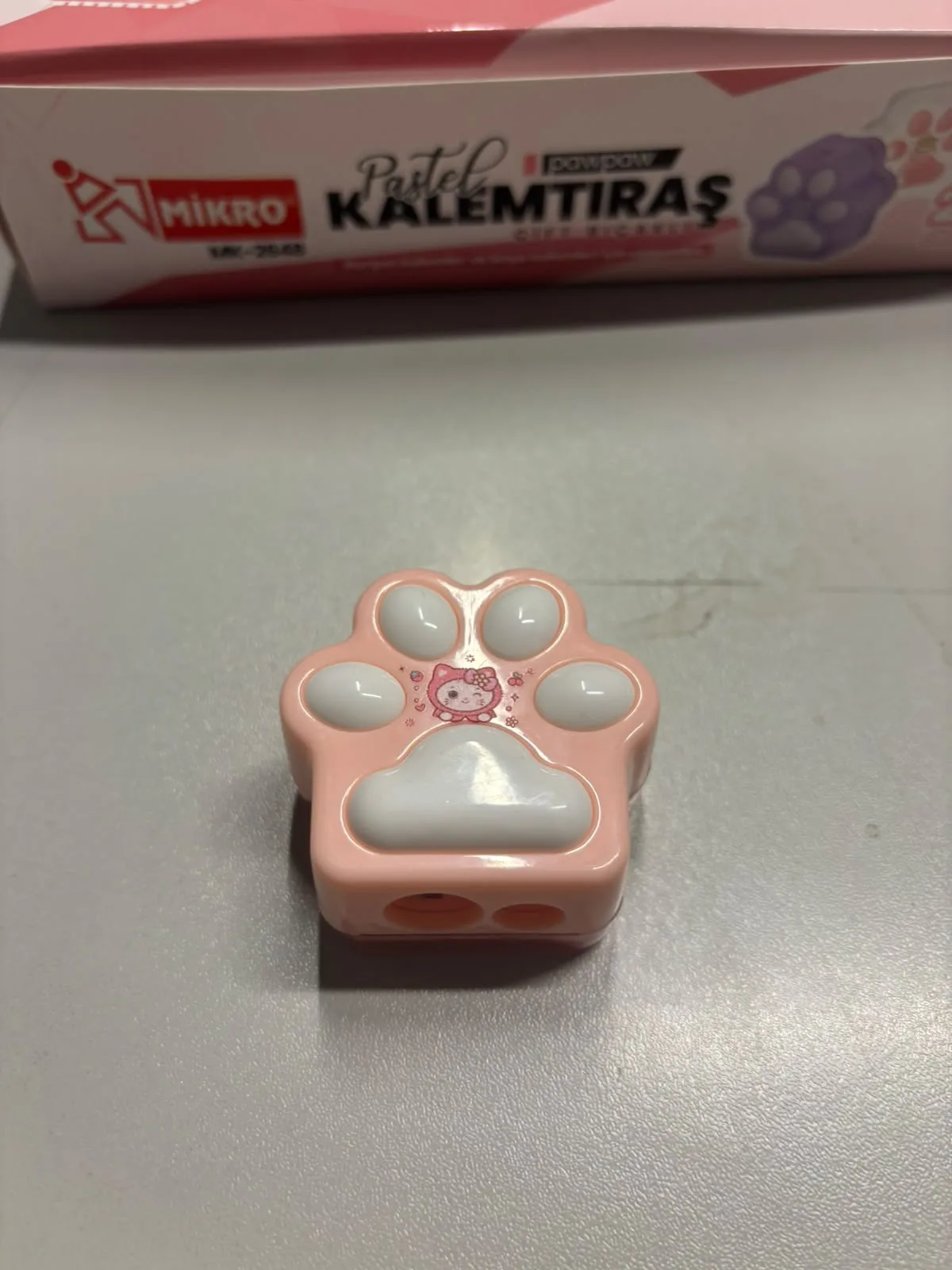 PASTEL PAWPAW ÇİFT BIÇAKLI KALEMTIRAŞ MK2648