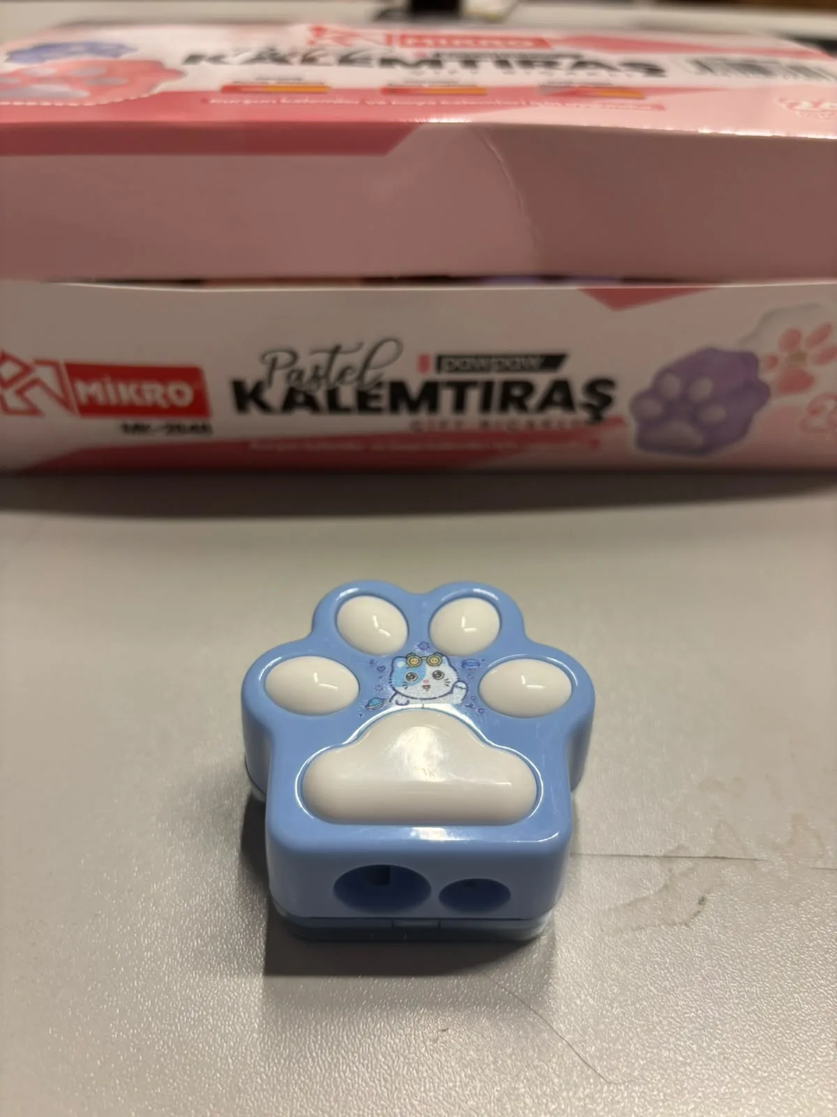 PASTEL PAWPAW ÇİFT BIÇAKLI KALEMTIRAŞ MK2648