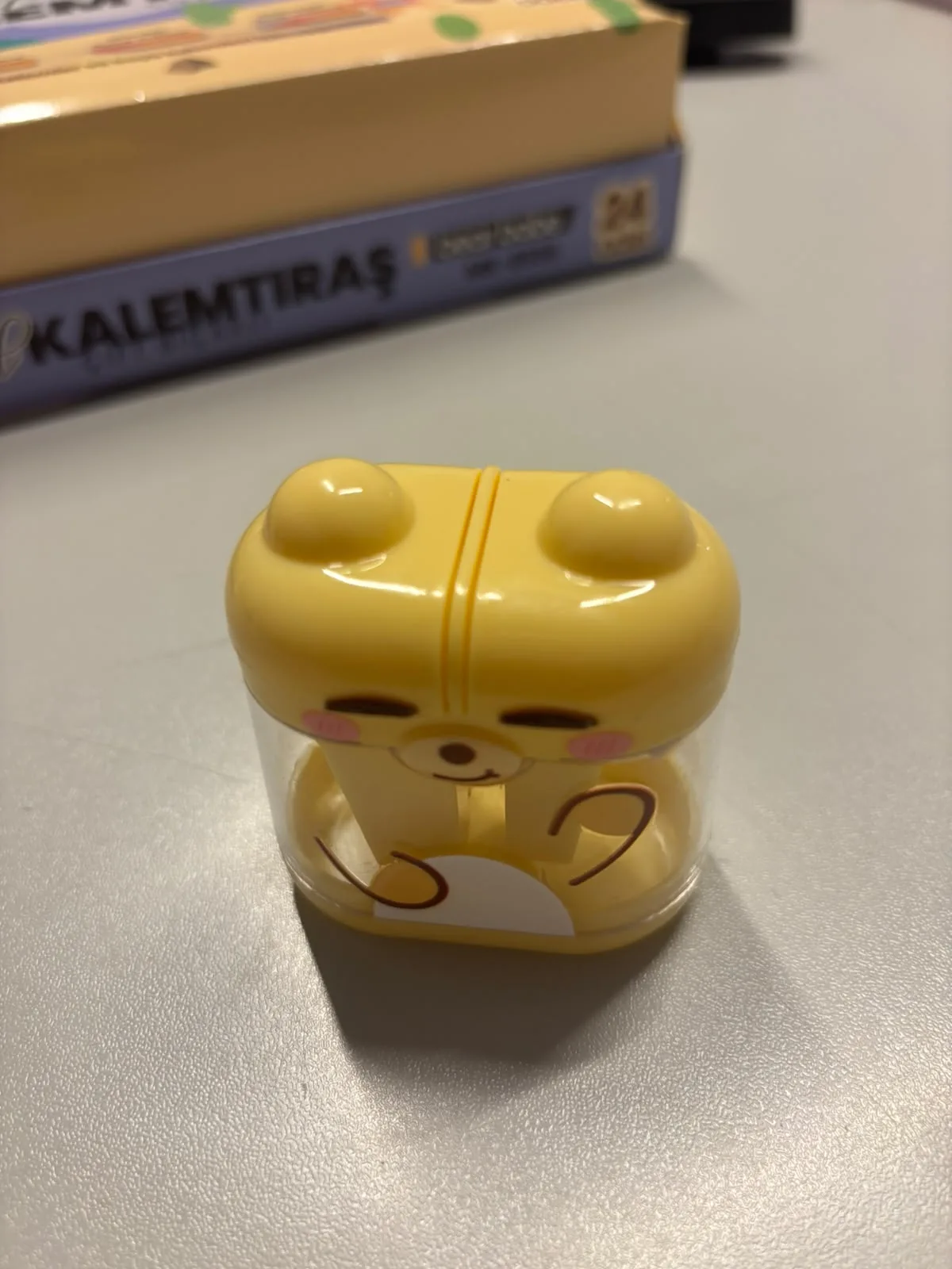 PASTEL BEAR BABE ÇİFT BIÇAKLI KALEMTIRAŞ MK8556