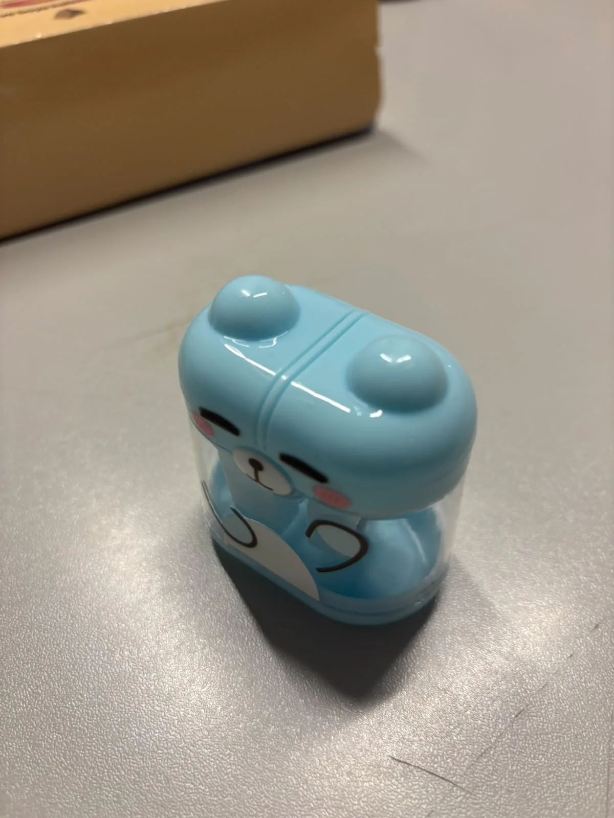 PASTEL BEAR BABE ÇİFT BIÇAKLI KALEMTIRAŞ MK8556
