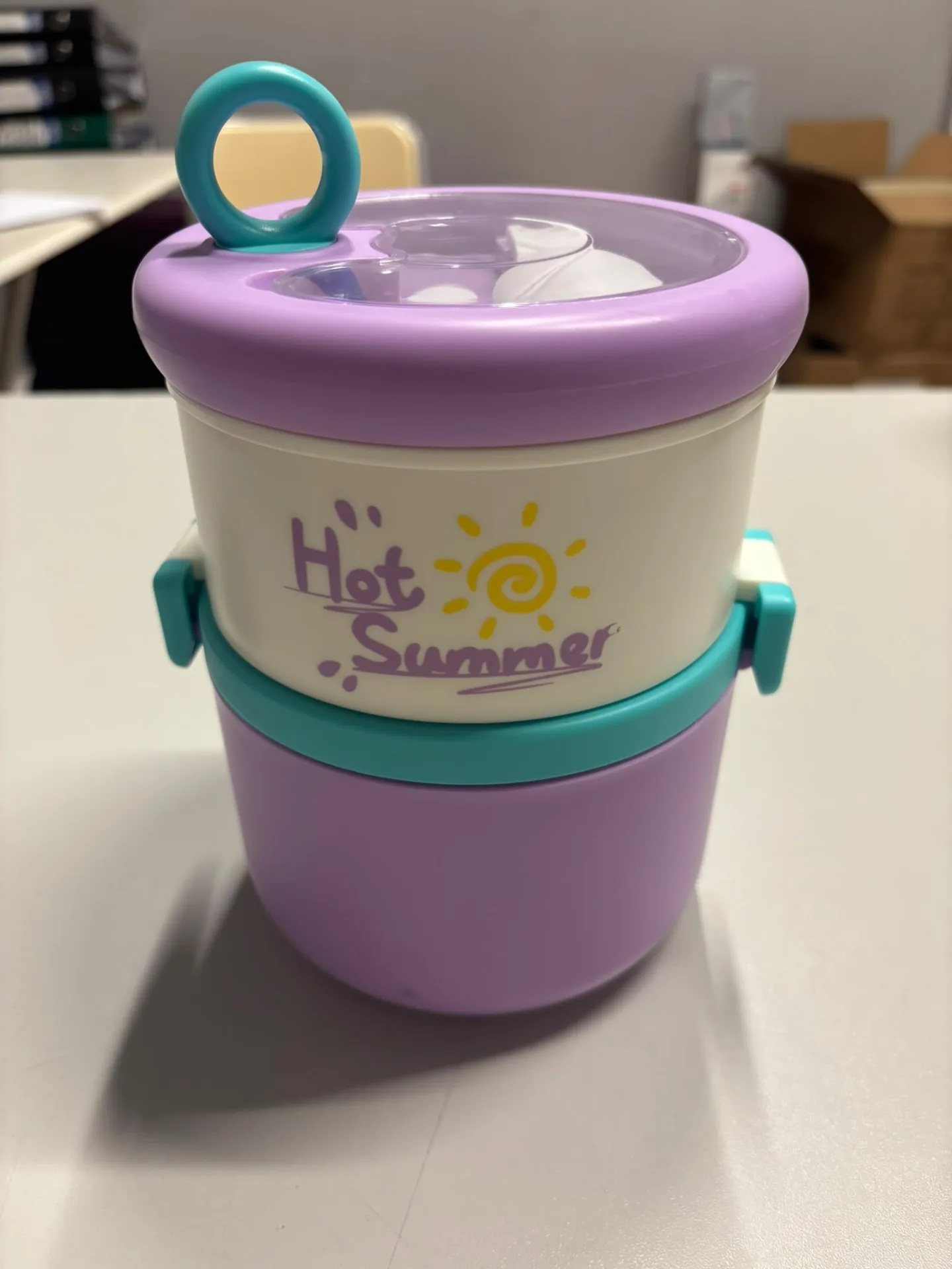 VAGONLİFE VGN12167 ÇELİK LUNCHBOX MOR