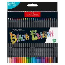 FABER CASTELL BLACK EDİTİON 24'LÜ KURU BOYA