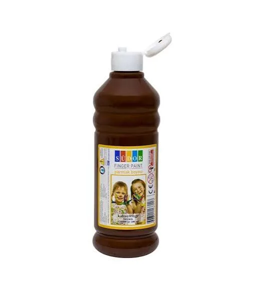 SÜDOR 500 ML PARMAK BOYASI KAHVE