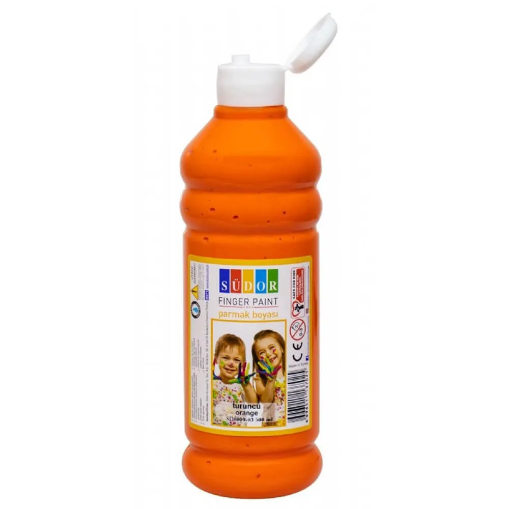 SÜDOR PARMAK BOYASI TEK RENK TURUNCU 500 ml SD8009-03