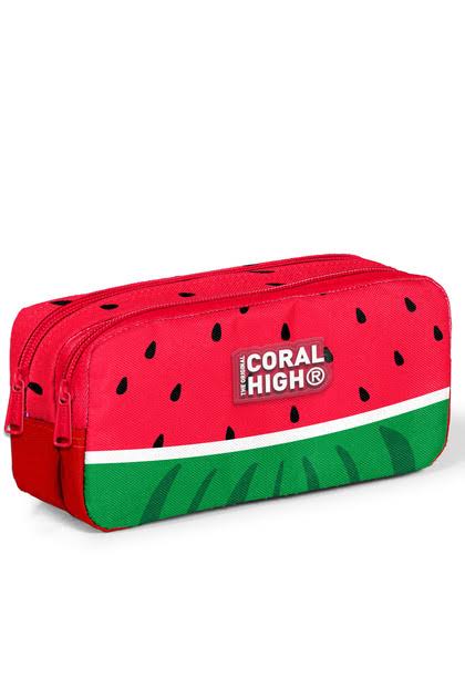 CORAL HIGH İKİ BÖLMELİ KALEM ÇANTASI 12119