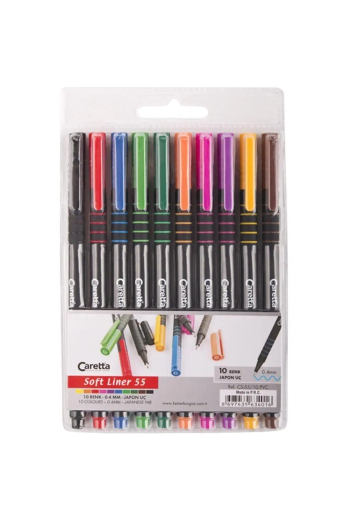 CARETTA 55 SOFT LINER KECELI KALEM KRSK 10LU PVC