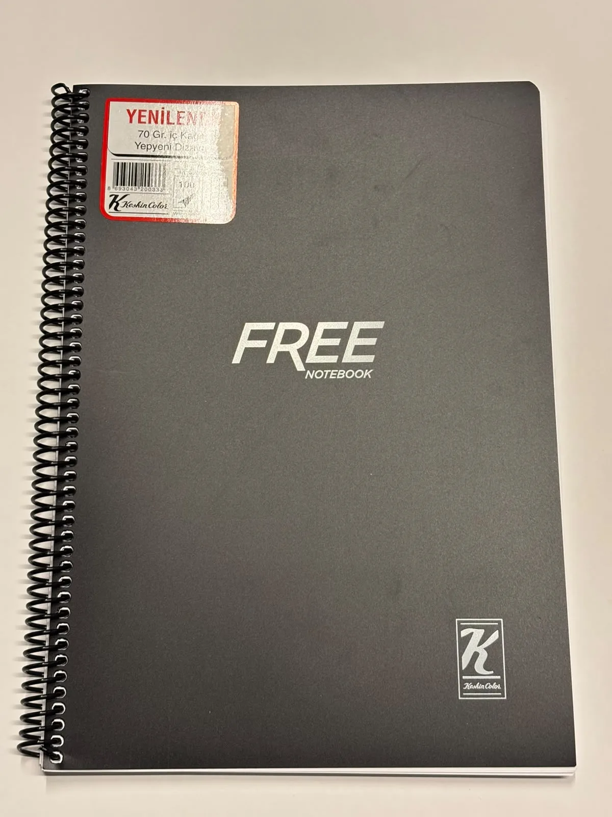 KESKİN A4 100 YARPAK PP KAPAK YENİ FREE DEFTER