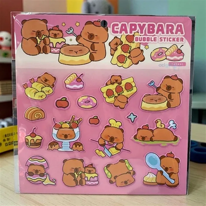 MAXX BUBBLE CAPY BARA 3D STİCKER