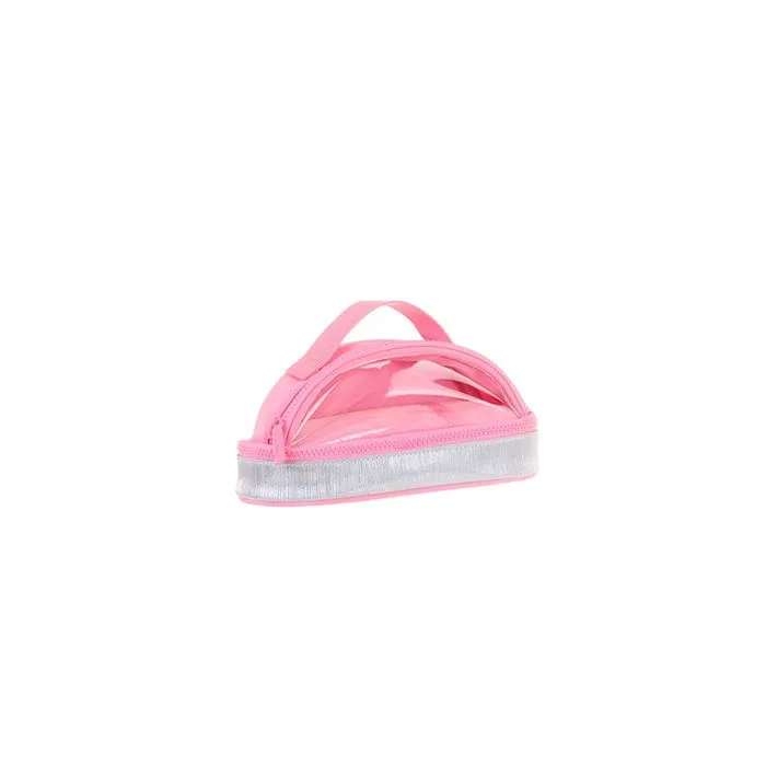 KAUKKO MAGIC DREAMS CRESCENT KALEM ÇANTASI LEATHER PINK