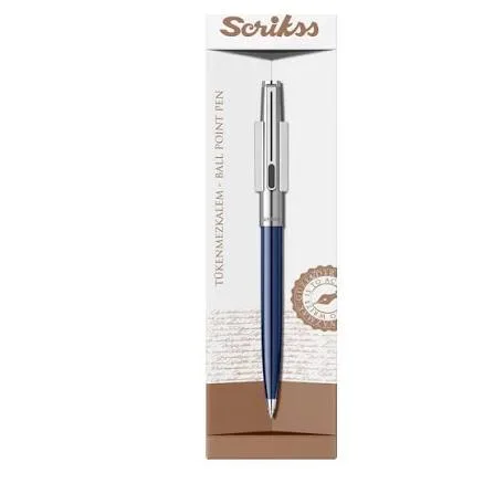 Scrikss 77 Tükenmez Lacivert, Şeffaf Ambalaj