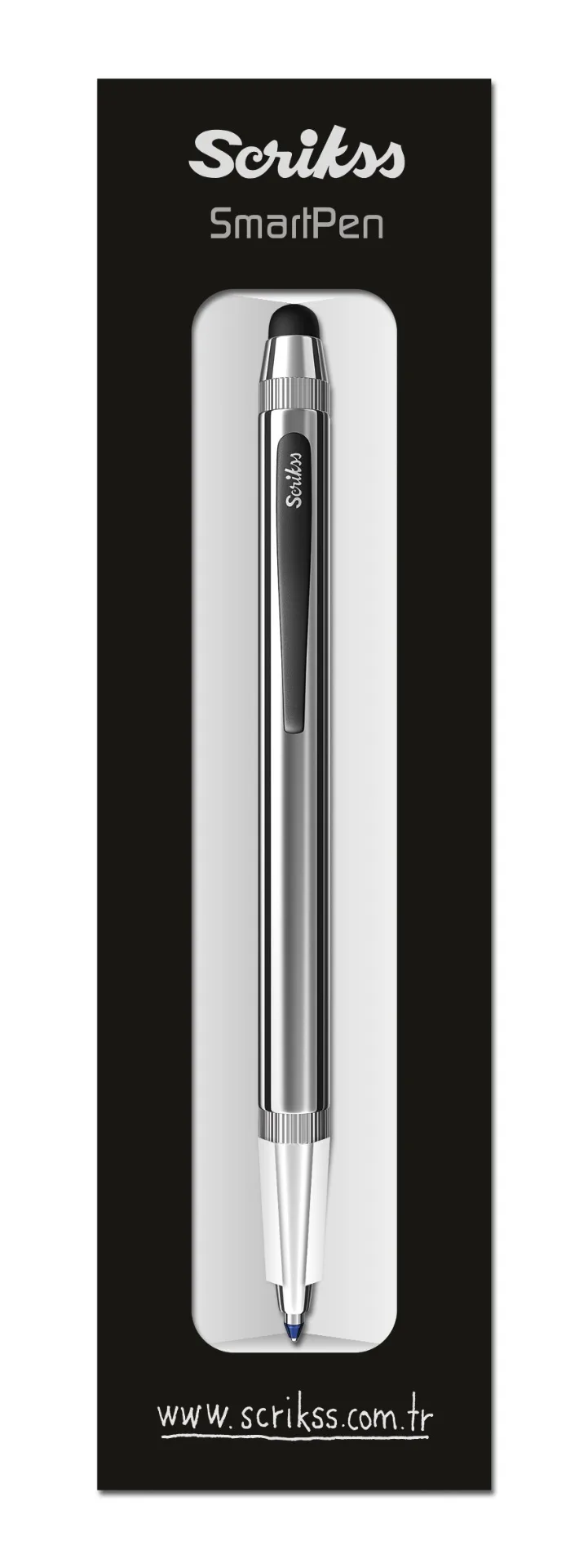 Scrikss Smart Pen Krom Tükenmez Kalem