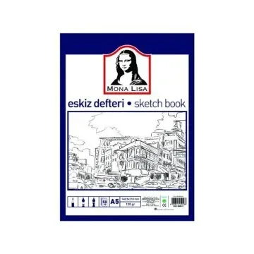 MONA LİSA A5 ESKİZ DEFTERİ 50 YP TELLİ