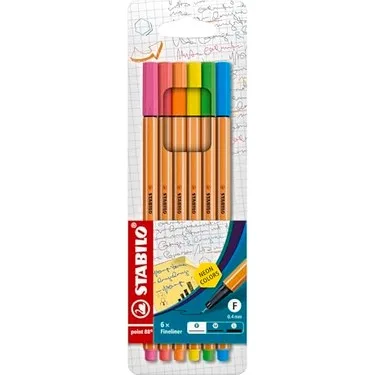 STABILO point 88 6'lı Neon Paket 88/6-1 51011054