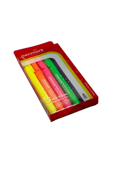 PENMARK NEON RENK 6LI FOSFORLU KALEM