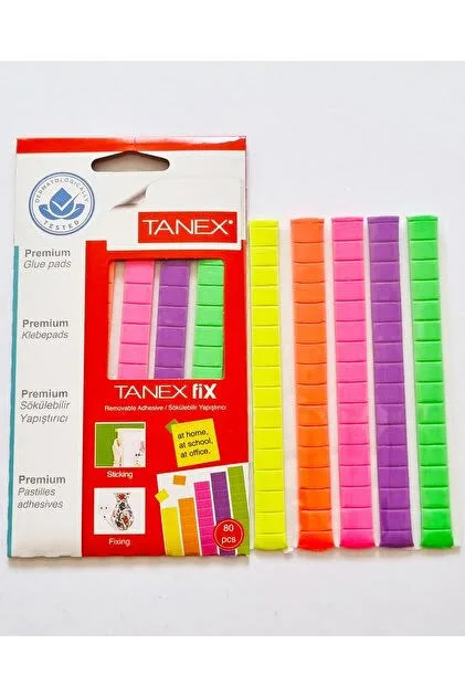 TANEX FİX YAPIŞTIRICI KARIŞIK RENKLER