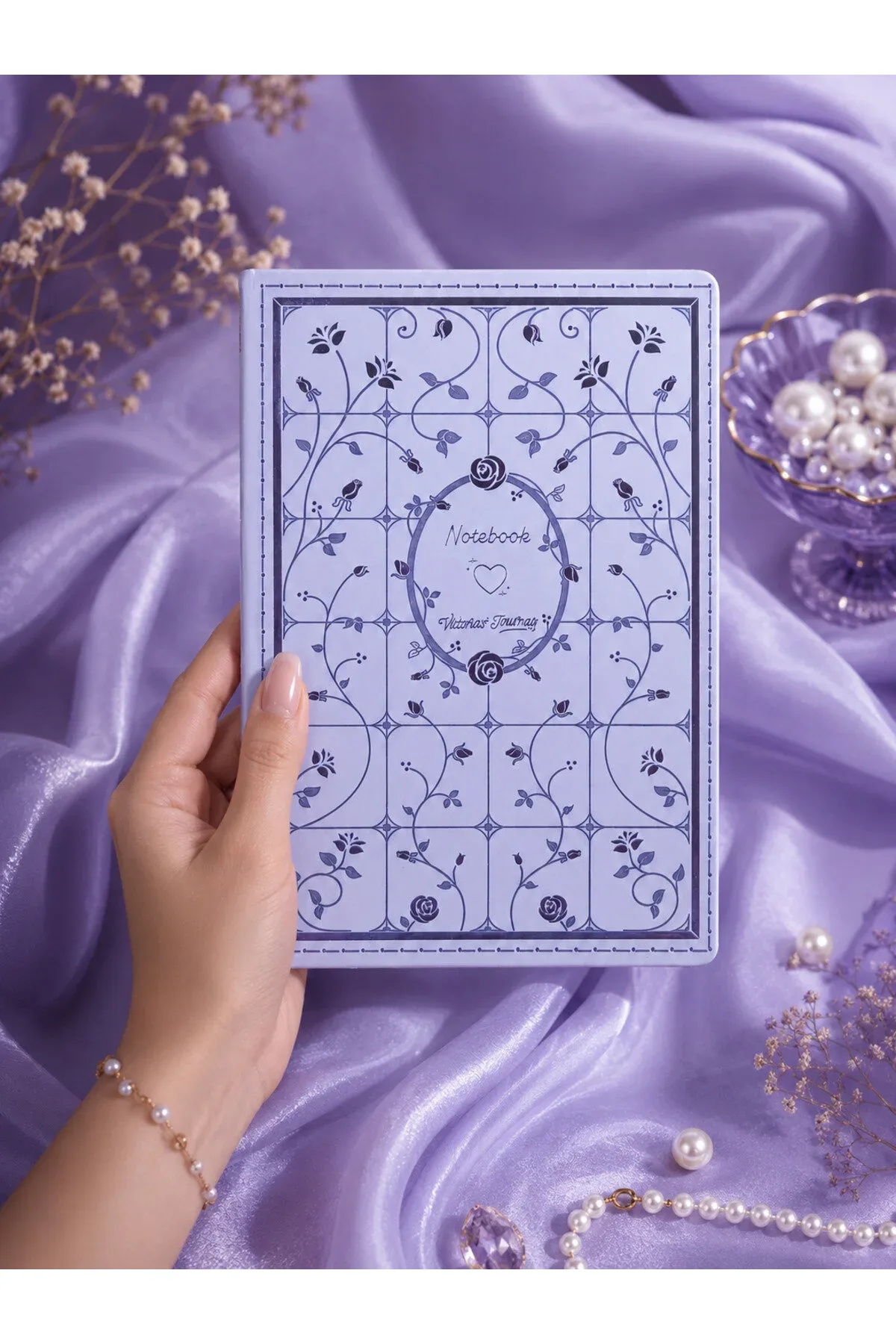 VJ FLEUR 160 SAYFA NOKTALI 14,8X21 SERT KAPAK DEFTER 126-2645