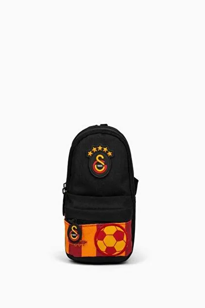 GALATASARAY DOKUMA ETİKET VE BASKI DETAYLI KALEM ÇANTASI