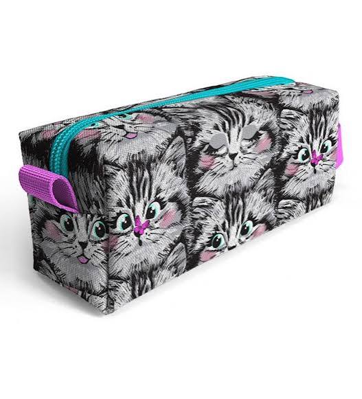 CORAL HIGH KEDİLİ KALEM ÇANTASI