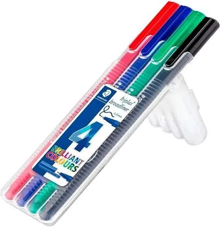 Staedtler 338Sb4 Brodliner Triplus 4Lü Set