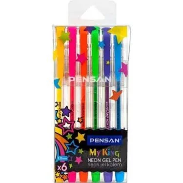 PENSAN MY-KING NEON JEL KALEM 6LI SET
