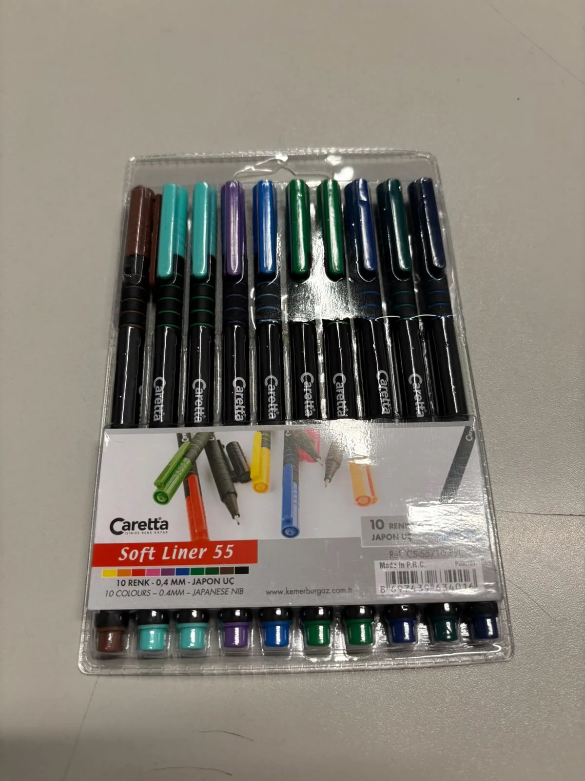 CARETTA 55 SOFT LINER KECELI KALEM KRSK 10LU PVC