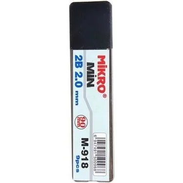 Mikro min 2B 2 mm Kalem Ucu Siyah