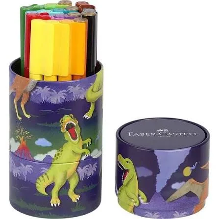 FABER CASTELL 20Lİ DİNO KEÇELİ KALEM