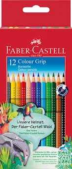 Faber-Castell Grip 2001 Boya Kalemi 12 Renk