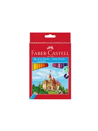 Faber Castell Kuru Boya Kalemi Tam Boy 36 Renk