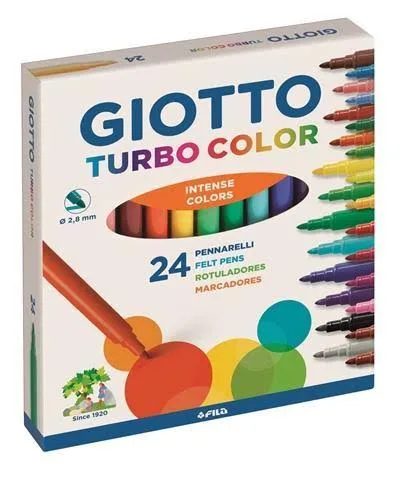 GİOTTO TURBO COLOR 24'LÜ KEÇELİ KALEM