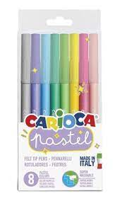 CARİOCA PASTEL YIKANABİLİR KEÇELİ KALEM 8 Lİ